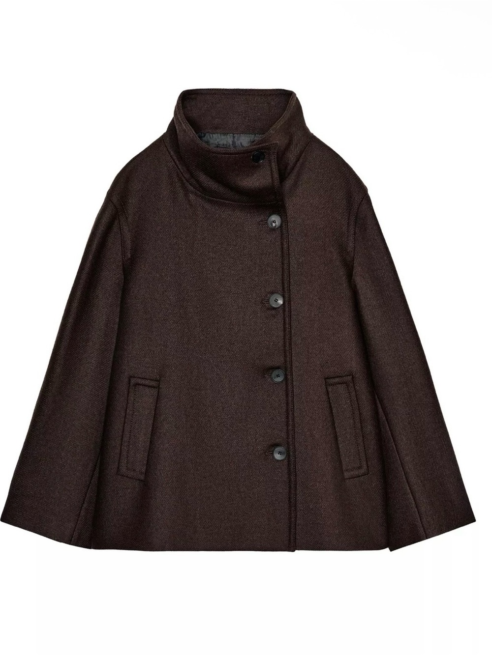 ZARA high neck wool coat